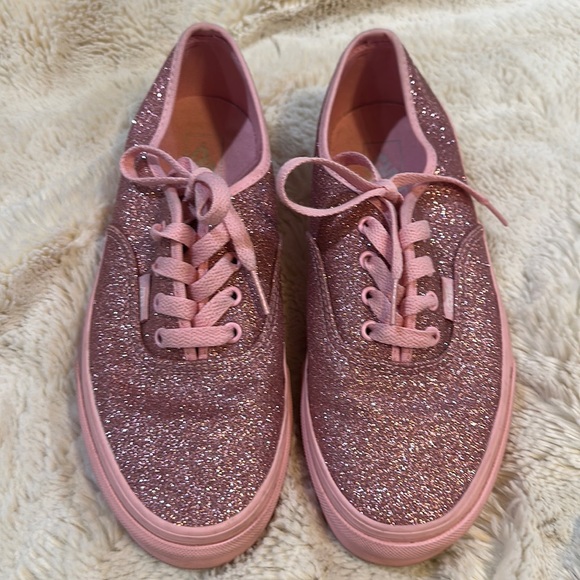 Vans Authentic Vans Glitter Pink Kids Glitter Pink Vans With